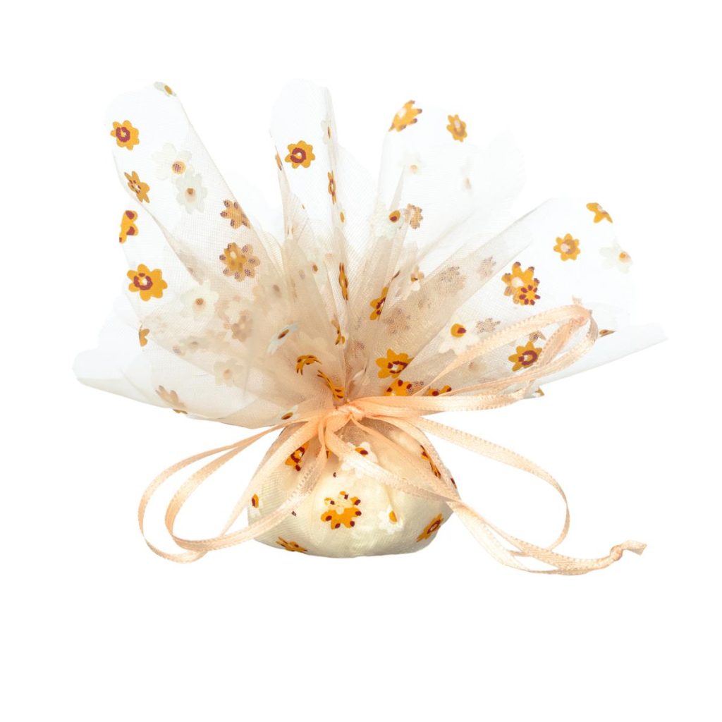 FAZZOLETTO DOPPIO ORGANZA CON TIRANTE MARGHERITE