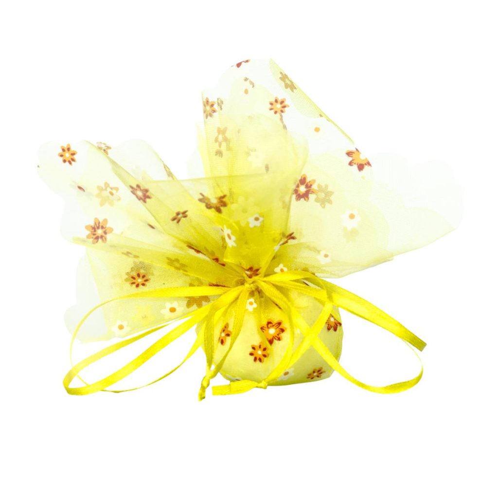 FAZZOLETTO DOPPIO ORGANZA CON TIRANTE MARGHERITE
