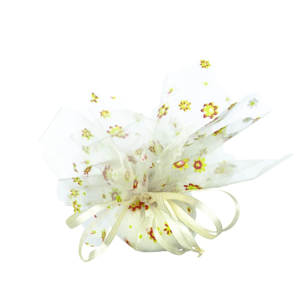 FAZZOLETTO DOPPIO ORGANZA CON TIRANTE MARGHERITE