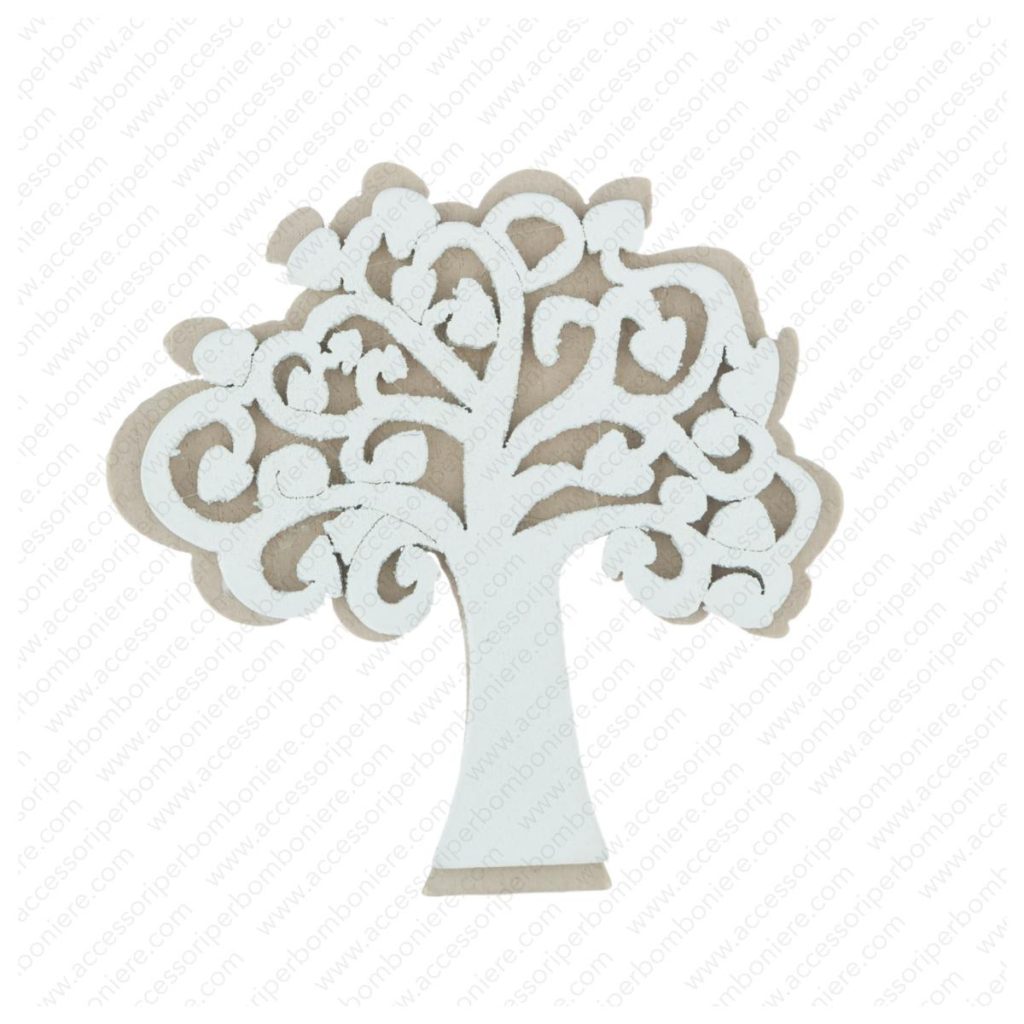 LEGNETTO ALBERO DELLA VITA BIANCO CM 4,5X5
