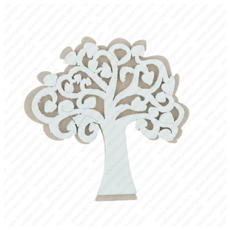LEGNETTO ALBERO DELLA VITA BIANCO CM 4,5X5