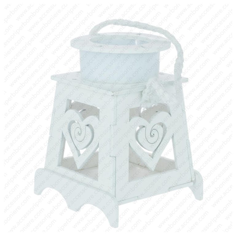 SCATOLETTA FARO CON CUORE CM 6X6X7