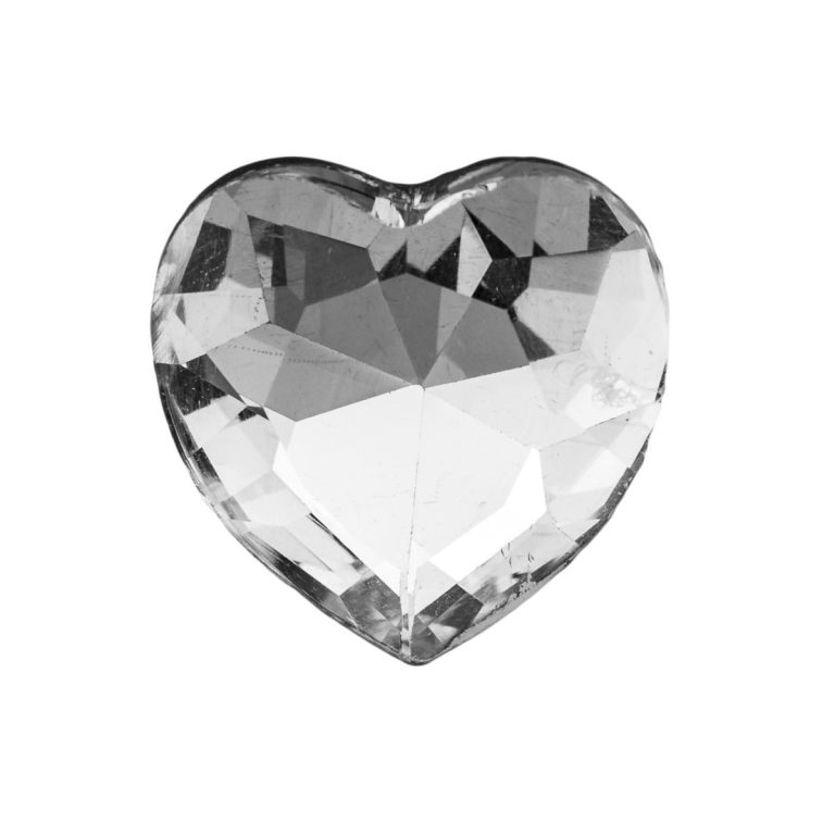 SOGGETTO STRASS CUORE GRANDE