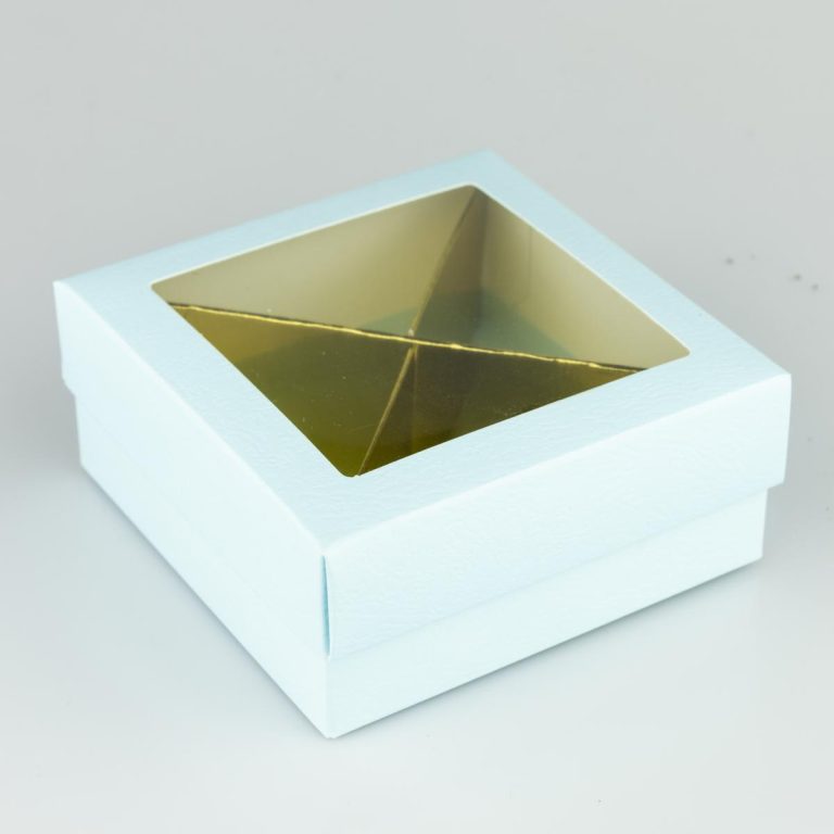 SCATOLA CARTONE PER BOMBONIERE 10X10X4,5