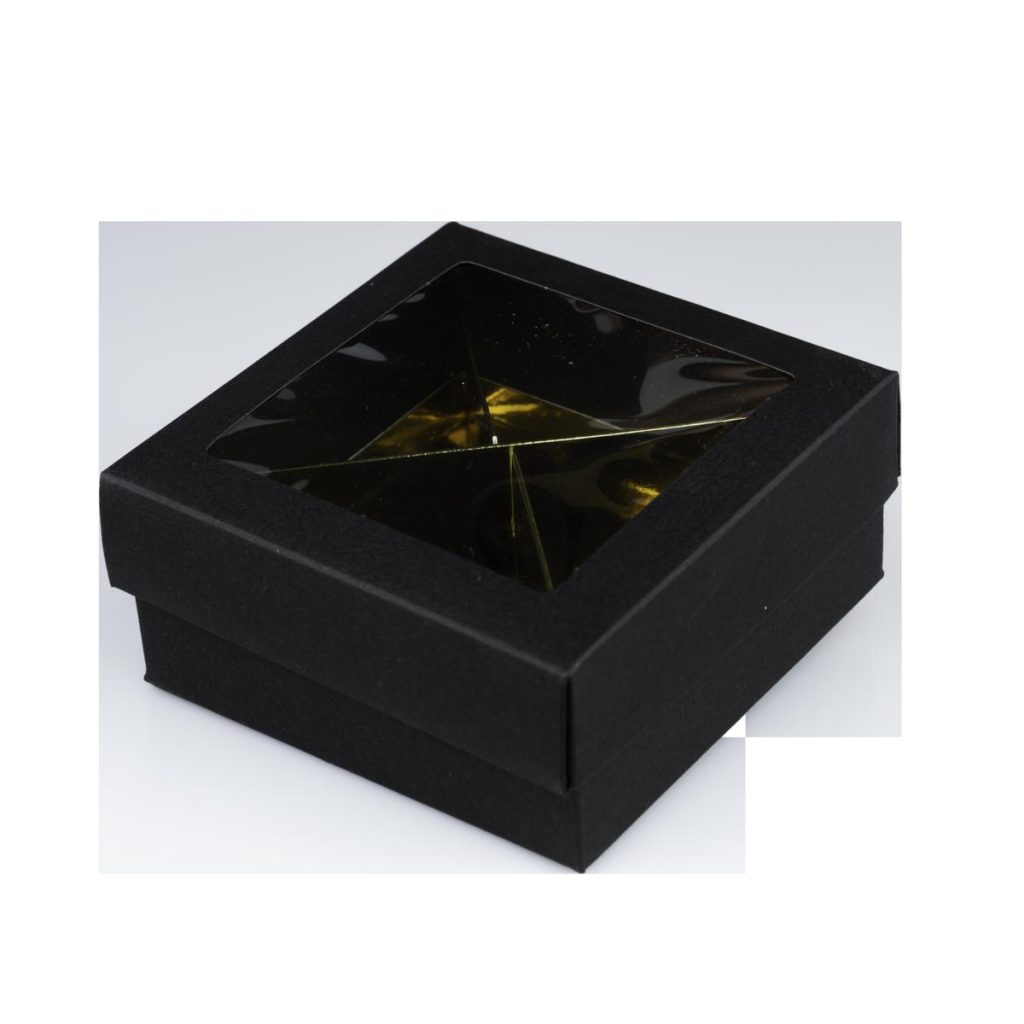 SCATOLA CARTONE PER BOMBONIERE 10X10X4,5