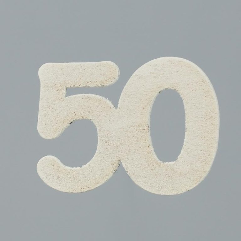 LEGNETTO BIANCO NUMERO 50