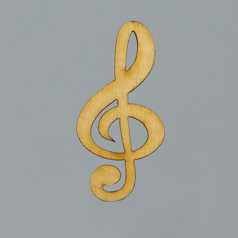 LEGNETTO NATURALE NOTA MUSICALE