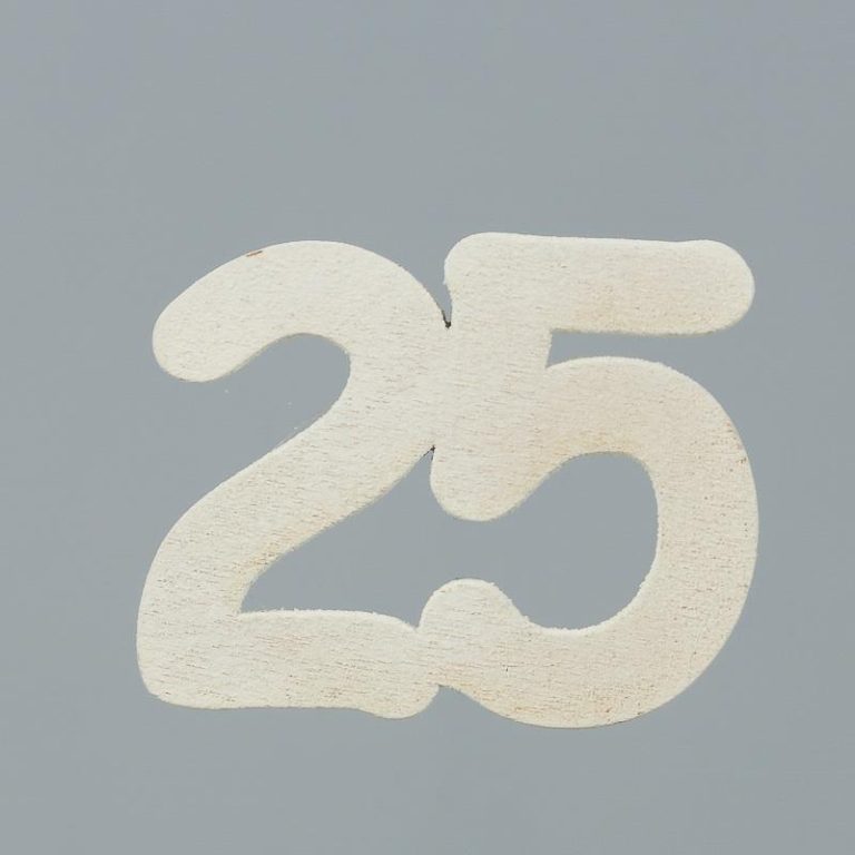 LEGNETTO BIANCO NUMERO 25