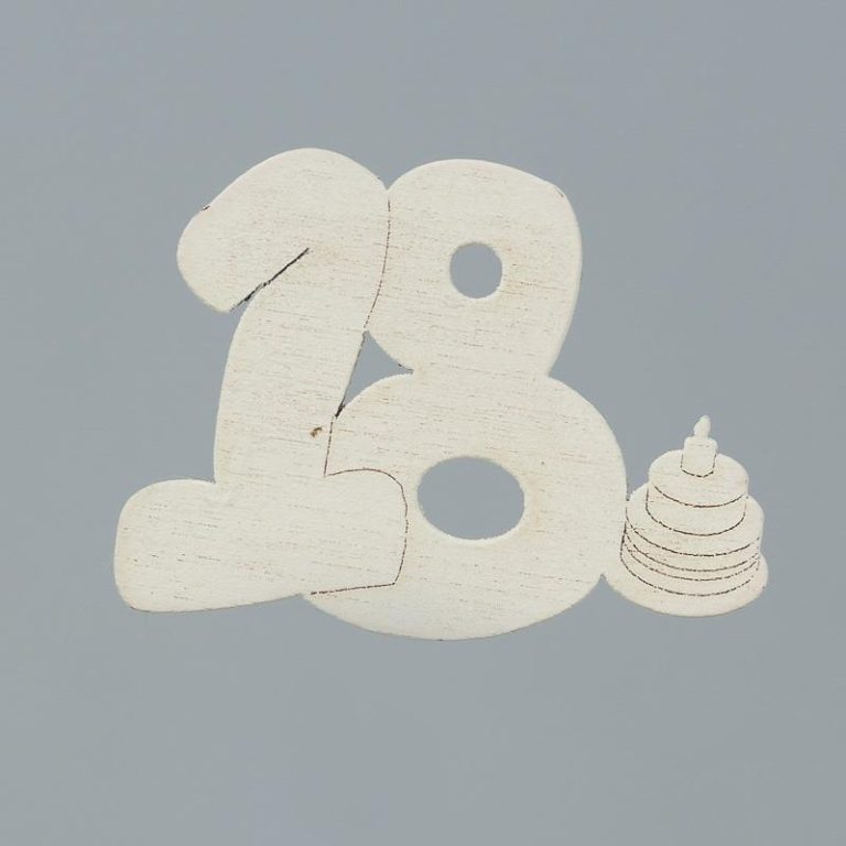 LEGNETTO BIANCO NUMERO 18