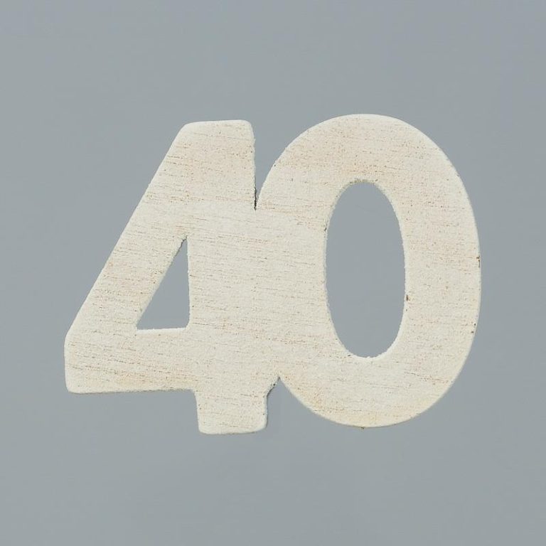 LEGNETTO BIANCO NUMERO 40