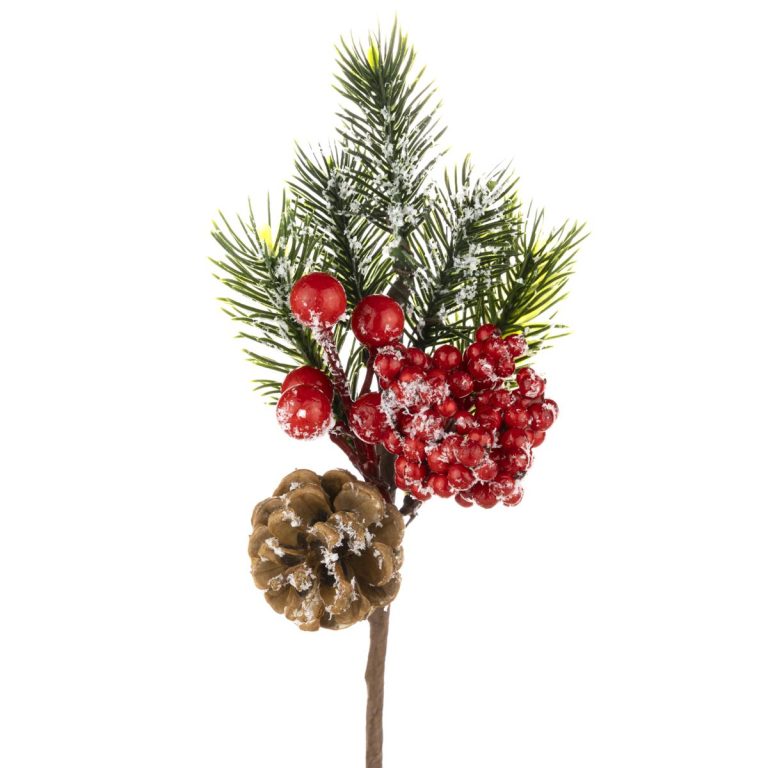 FIORE ARTIFICIALE CON PIGNA 7×11