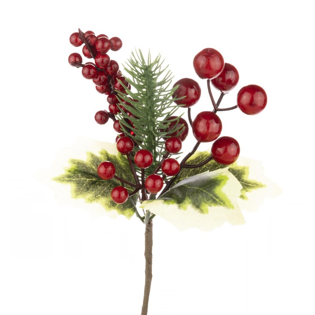 FIORE ARTIFICIALE BACCHE 10x12