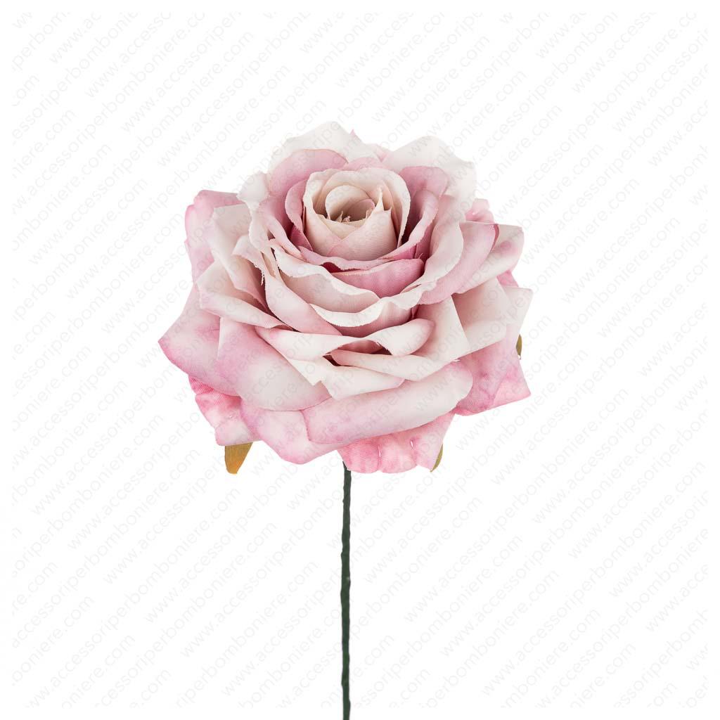 FIORE ARTIFICIALE ROSA 9X4