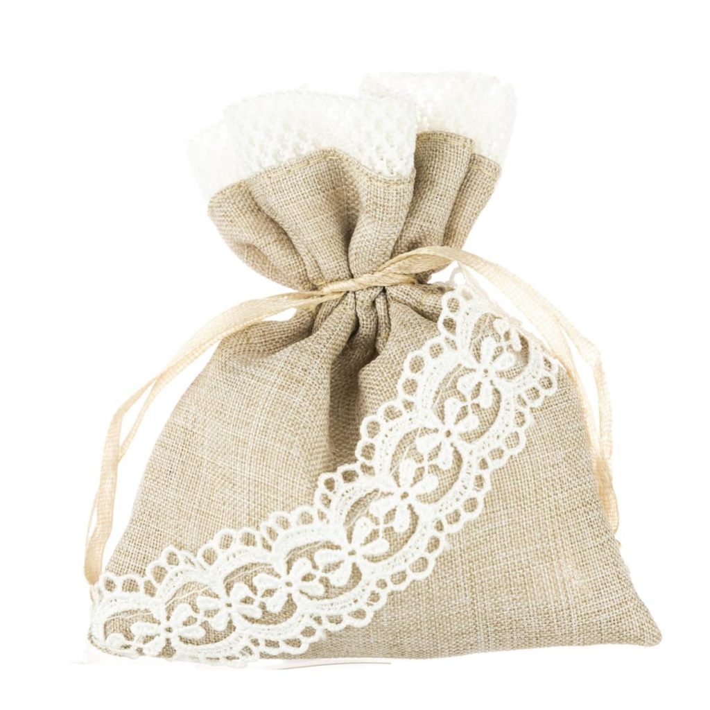 SACCHETTI CON MERLETTO 10X10
