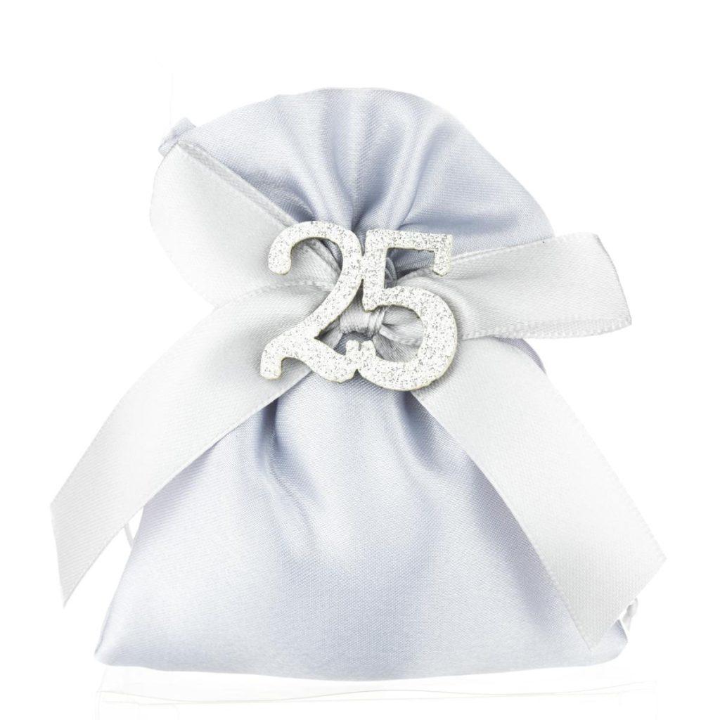 SACCHETTO ANNIVERSARIO 25/50 MIS. 8X9