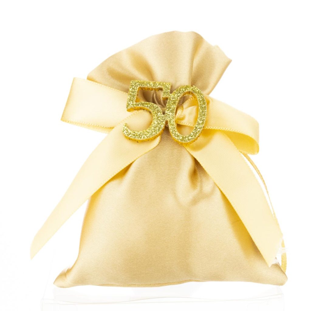 SACCHETTO ANNIVERSARIO 25/50 MIS. 8X9