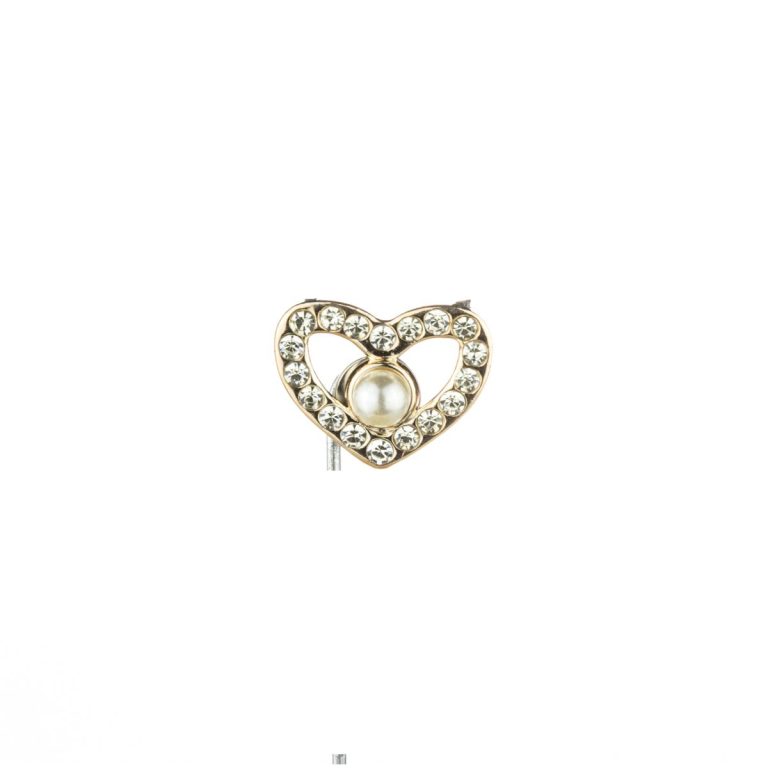 APPLICAZIONE CUORE CON STRASS MIS. 2,2 X 1,7