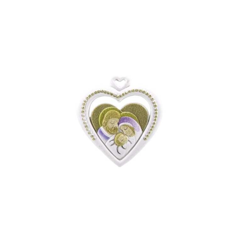 GESSETTO CUORE CON NATIVITA’ MIS 4,5X4