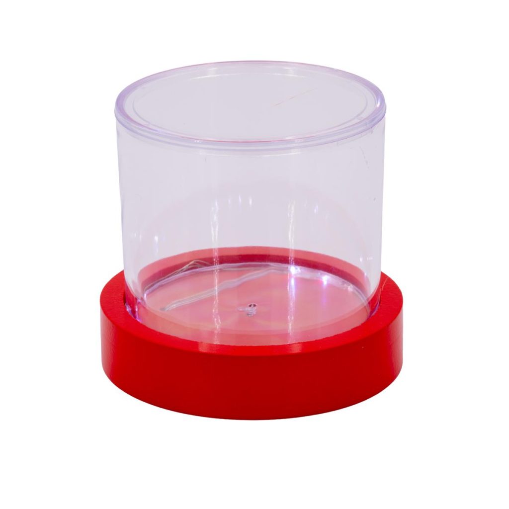 P6001 SCATOLA PLEX TONDA CON LED