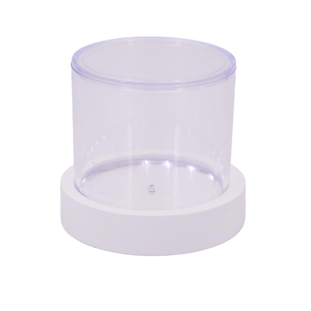 P6001 SCATOLA PLEX TONDA CON LED
