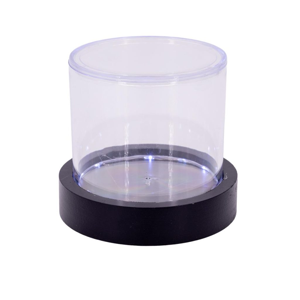 P6001 SCATOLA PLEX TONDA CON LED