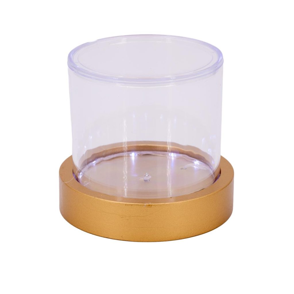 P6001 SCATOLA PLEX TONDA CON LED