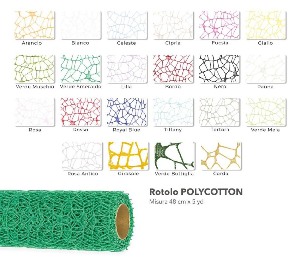 A10008 ROTOLO POLYCOTTON CM 48 X 5 YARD