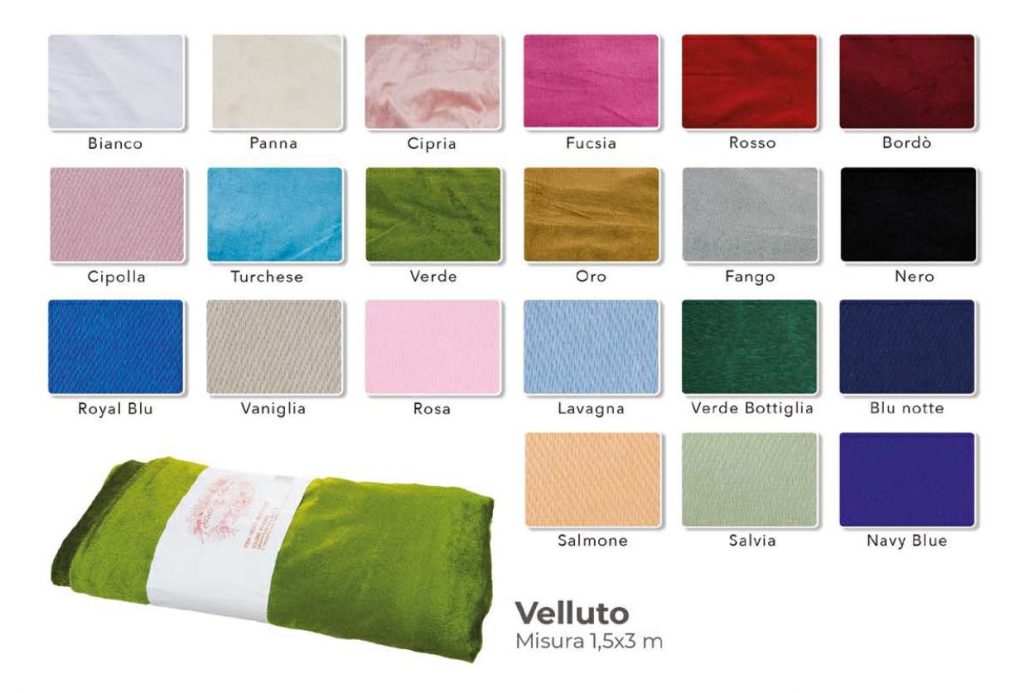 TELO VELLUTO MIS 1,5 X 3 MT
