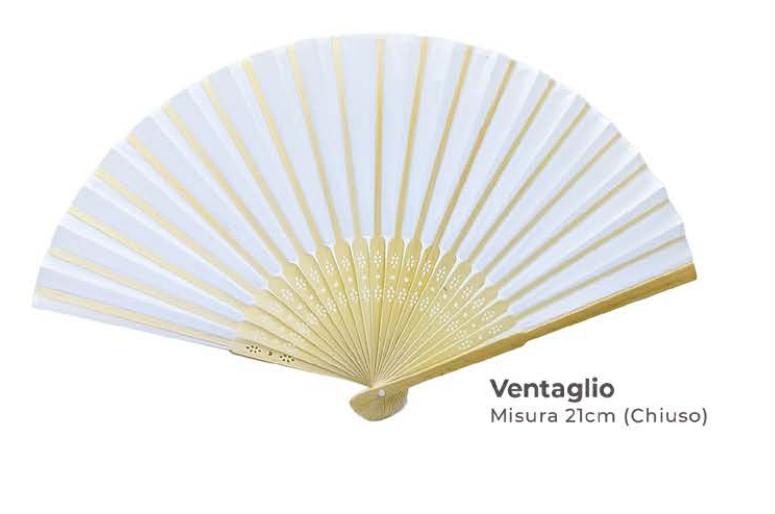 VENTAGLIO BAMBU MIS. H. 22 - APER. 38