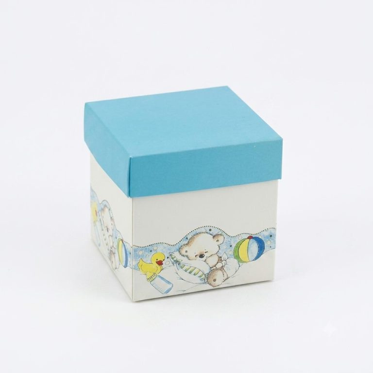 SCATOLA CARTONE PER BOMBONIERE ART.8 CEL.8X8X8